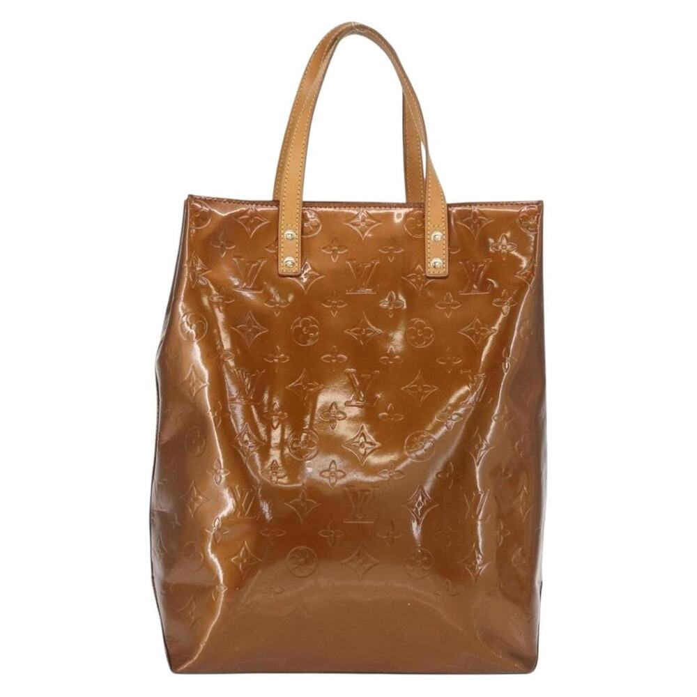Louis Vuitton Monogram Vernis Reade MM Handbag Bronze - Picture 14 of 16